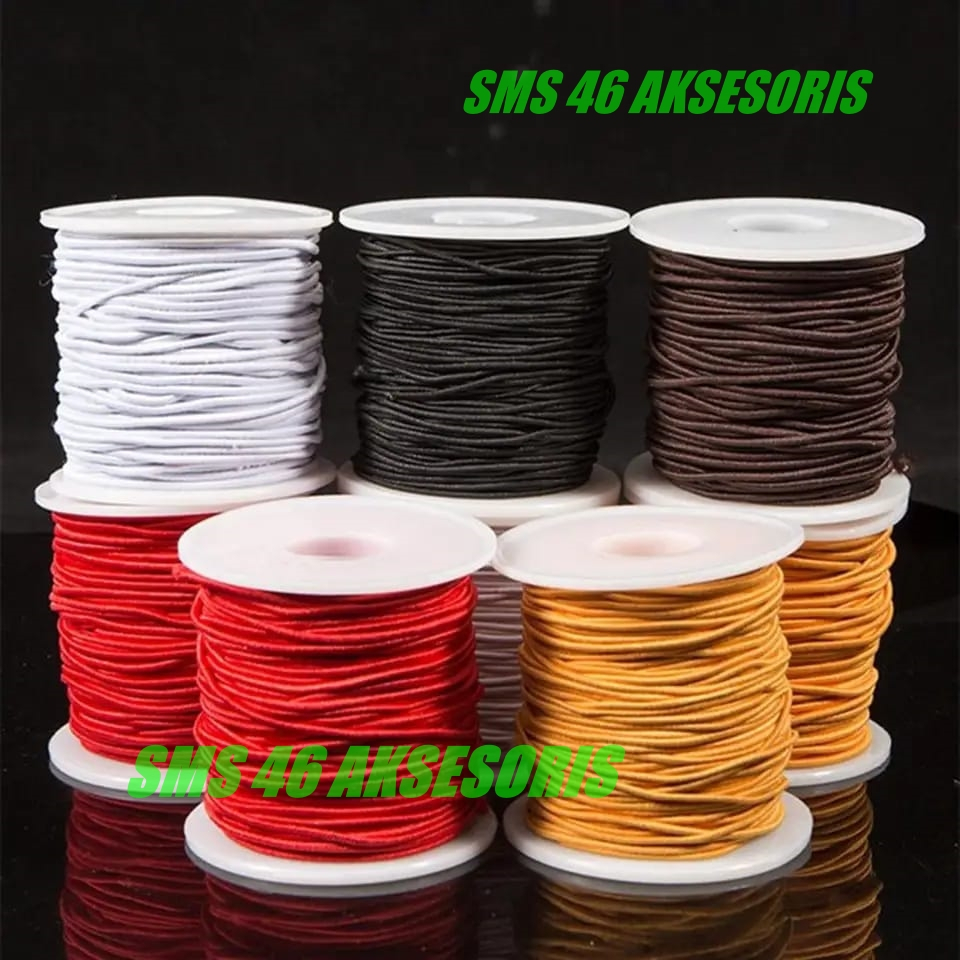 Tali Karet Elastis 1.5 Mm Tali Bulat Elastis