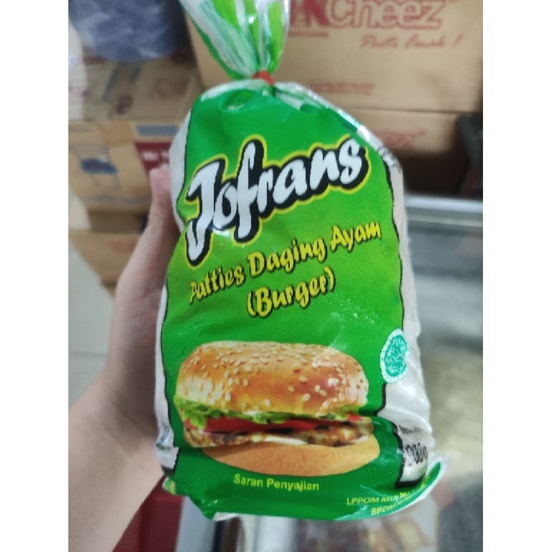 

Patties burger jofrans 900gr / danging burger ayam dan sapi