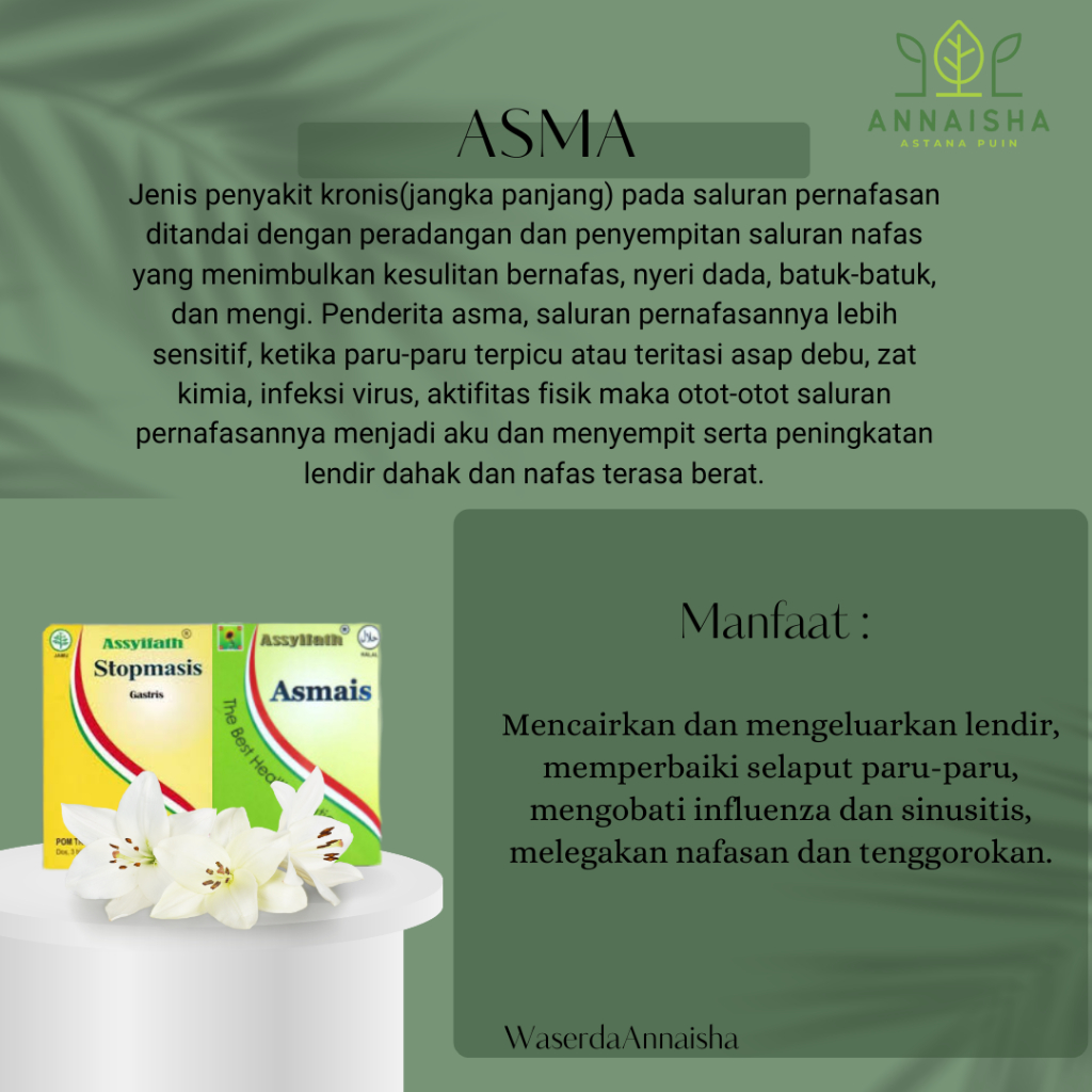 OBAT HERBAL ASMA-ASMA ASSYIFATH