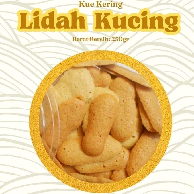 

Alesha Muzaki - Kue Kering Lidah Kucing 250gram