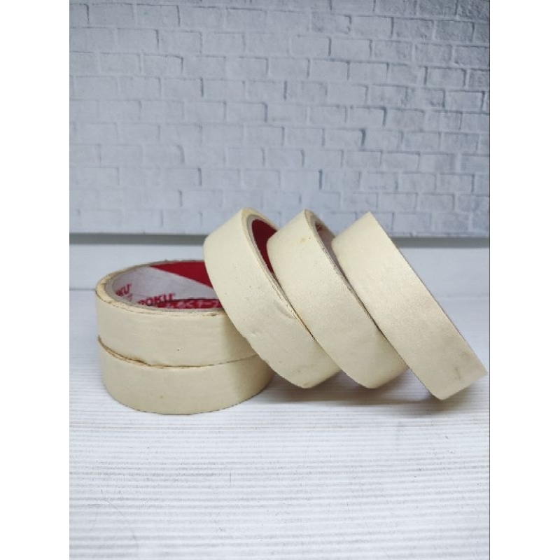 

Lakban/isolasi Kertas / Masking Tape (24mm, 12m)