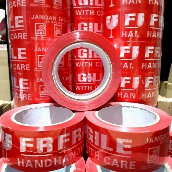 

Lakban Fragile Merah Jangan DI Banting 48MM X 100 YARD