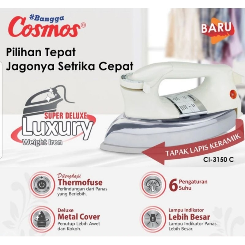 COSMOS Setrika CI-3150 C - Setrika Cosmos Keramik CI-3150 C