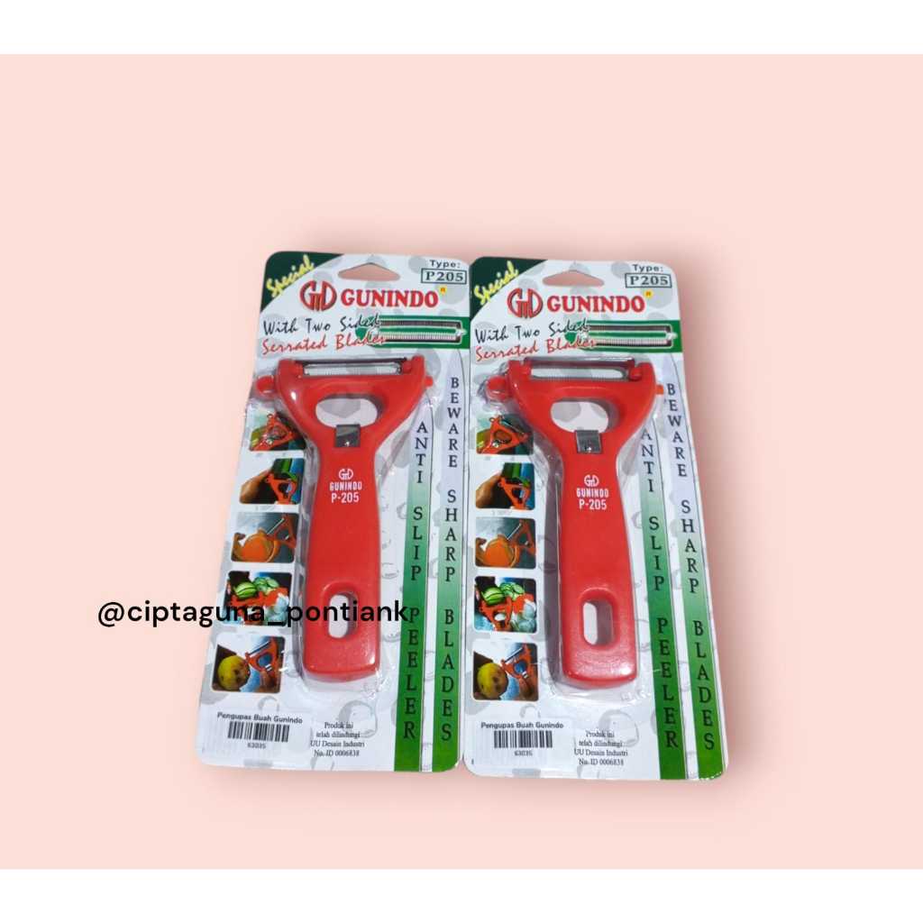 PENGUPAS BUAH GUNINDO / PISAU KUPAS BUAH / PEELER GUNINDO - MURAH