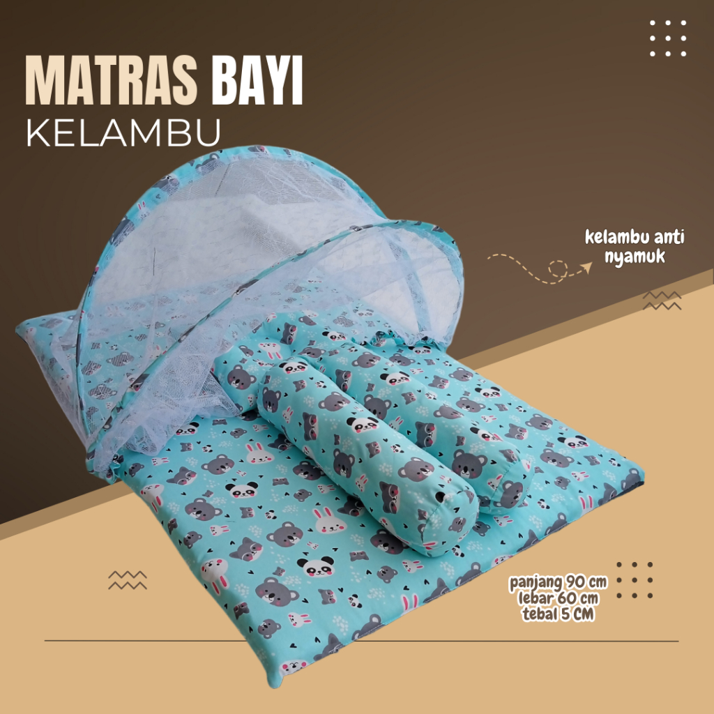 Kasur Bayi Kelambu New Born / Kasur Matras Bayi Kelambu bayi baru lahir