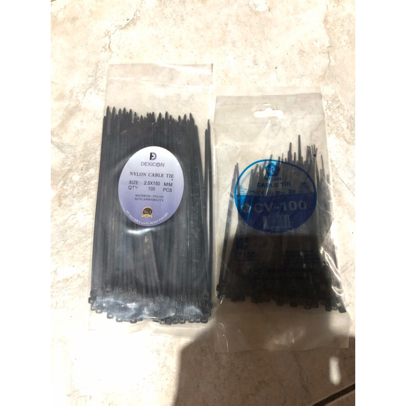 

ECER CABLE TIES 10CM 15CM cabel tis tali serut pengikat plastik tali krek