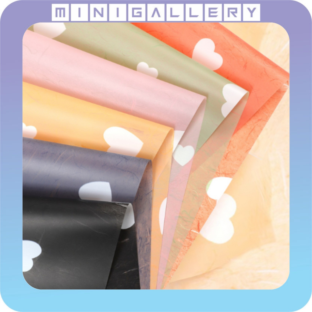 

Kertas Buket Love Cellophane Flower Wrapping Paper Ecer KB6091