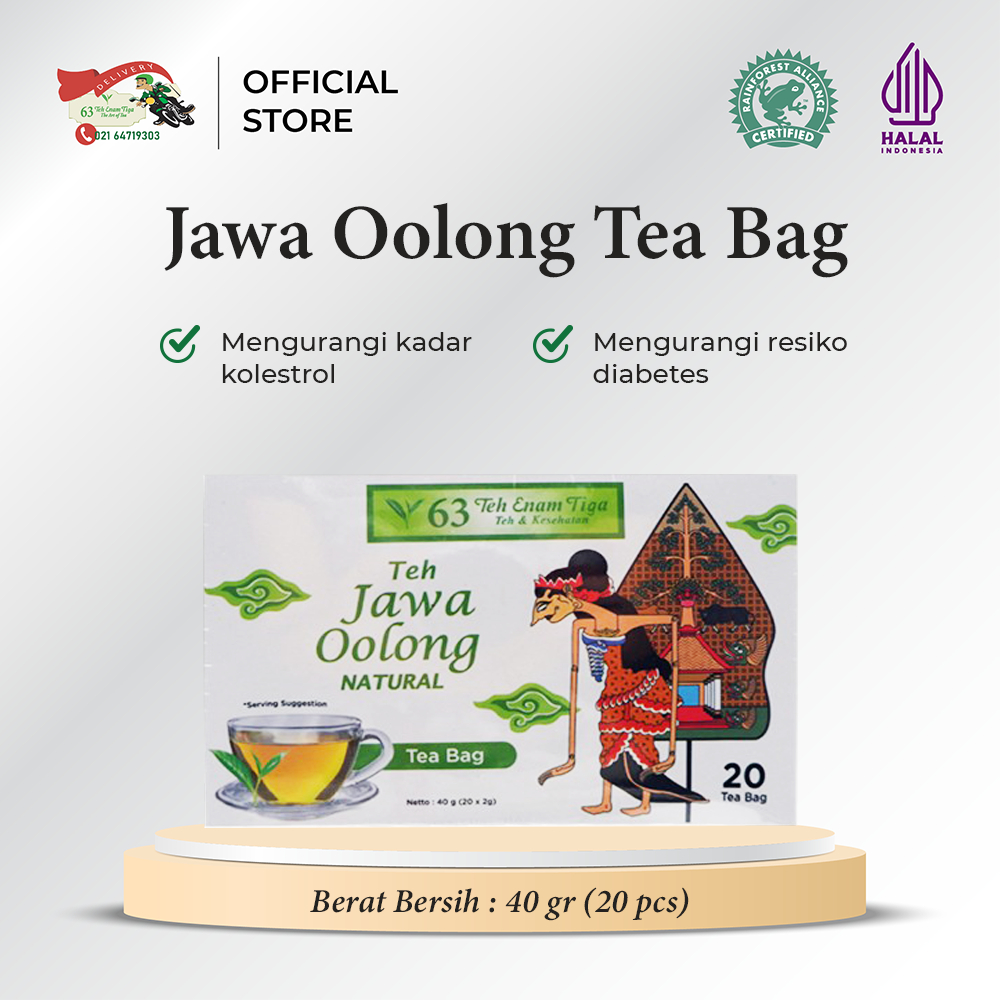 

Teh 63 Jawa Oolong Natural Teabag