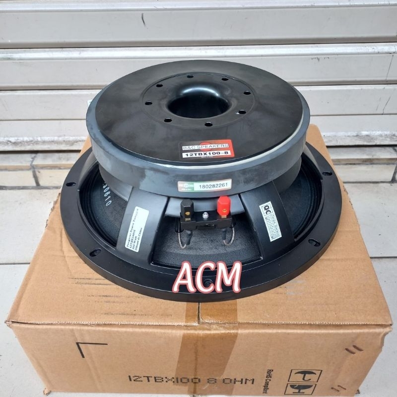 SPEAKER COMPONENT B&C 12TBX100 SPEAKER 12 INCH VC 3 INCH 12 TBX 100