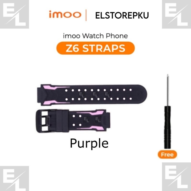 Tali Watch IMOO Z6 Strap Jam Tangan ORI Original Purple Ungu