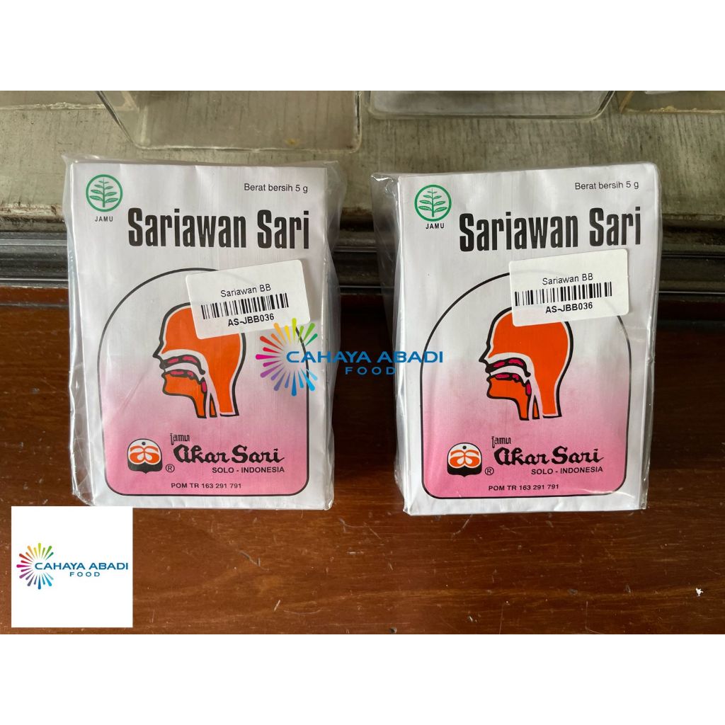 

Jamu Akar Sari - Sariawan Sari Bubuk Isi 8pcs - Untuk Membantu Meredakan Sariawan