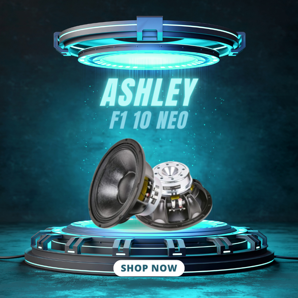 SPEAKER KOMPONEN ASHLEY F1 10 NEO / F1-10 NEO / F110NEO WOOFER 10 INCH GARANSI RESMI ASHLEY