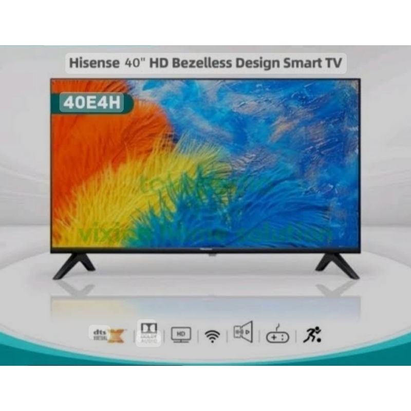 40 SMART TV LED HISENSE 40E4H 40INCI TV HISENSE 40INCI SMART TV