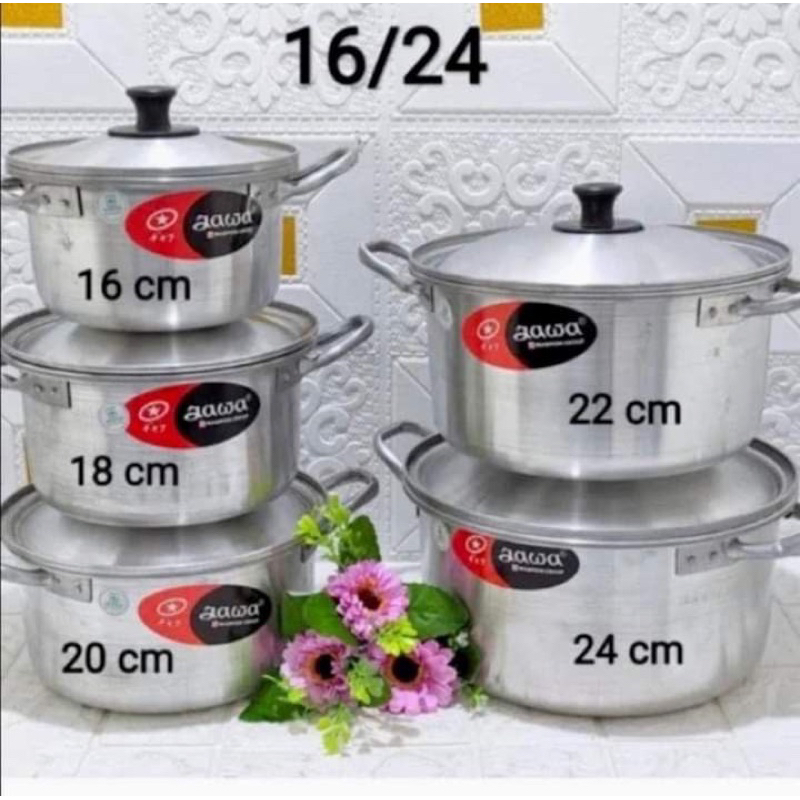 Panci set Jawa Maspion isi 5 pcs