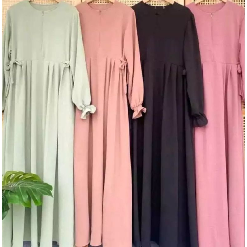 Gamis Terbaru 2024 Lebaran Wanita Import Pesta Mewah Elegan