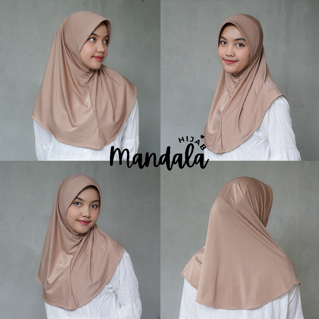 Hijab Sport/Bergo Pet Tebal/Bergo Sport Size L/Hijab Sporty Ukuran L