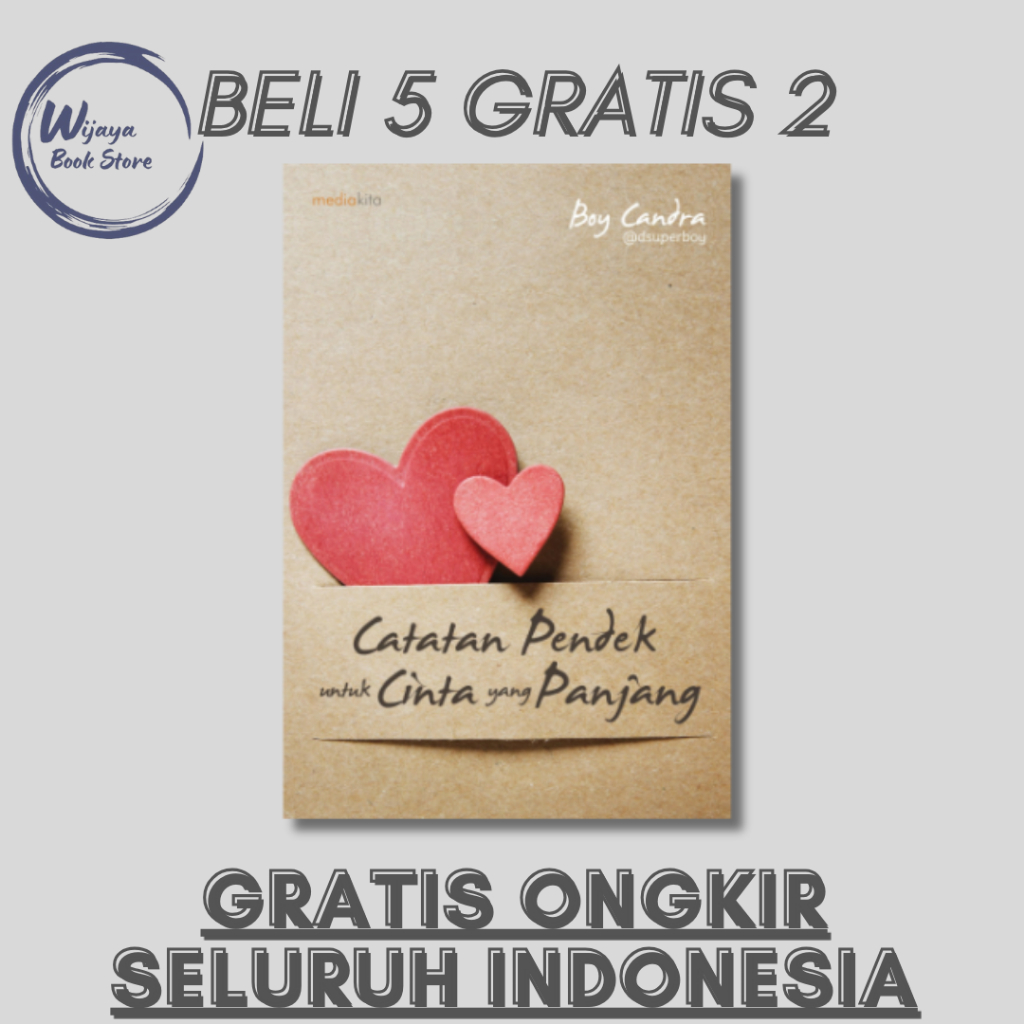 

CATATAN PENDEK UNTUK CINTA YANG PANJANG (BOY CANDRA)