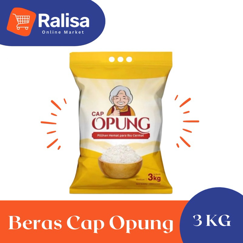 

Beras Cap Opung 3Kg | Beras Cap Opung Punel dan Enak