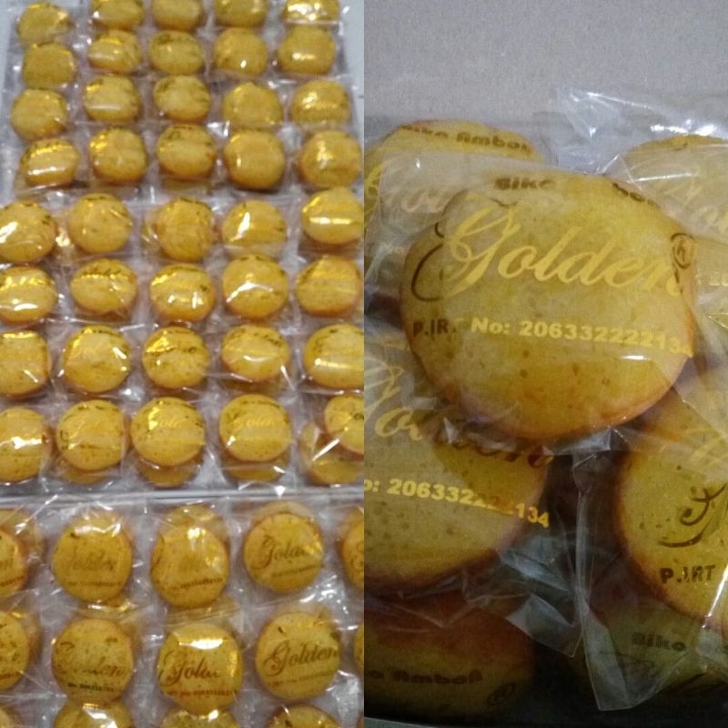 

BIKA AMBON GOLDEN BOX ISI 8 PCS AMAN TANPA BAHAN PENGAWET | DIJAMIN HALAL | CEMILAN ENAK BIKA AMBON