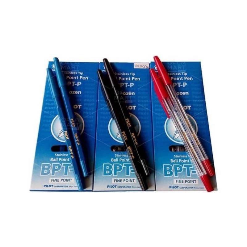 

Pen Pilot Biru/ Pena Tulis/ Pulpen Catatan Sekolah Tinta Biru Hitam Merah