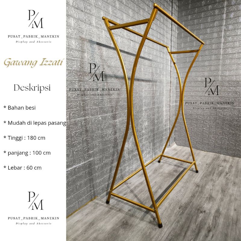 stanhanger gawang Izzati | gawang Izzati gold | gawang baju mewah | gawang baju gold | stanhanger ga