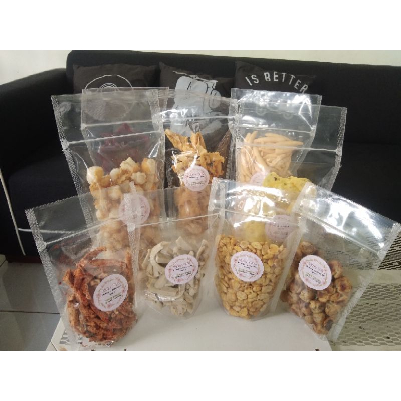 

ANEKA SNACK Serba 10.000 ( Gabus Keju,Comring,Basreng,Keripik Ubi Ungu, Keripik Bawang,Soes Coklat)