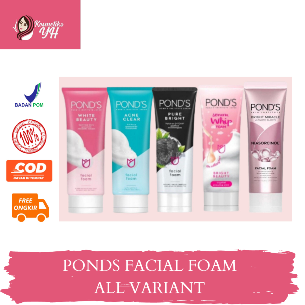PONDS FACIAL FOAM ATAU CUCI MUKA PONDS SERTA SABUN MUKA PONDS DAN SABUN CUCI MUKA PONDS