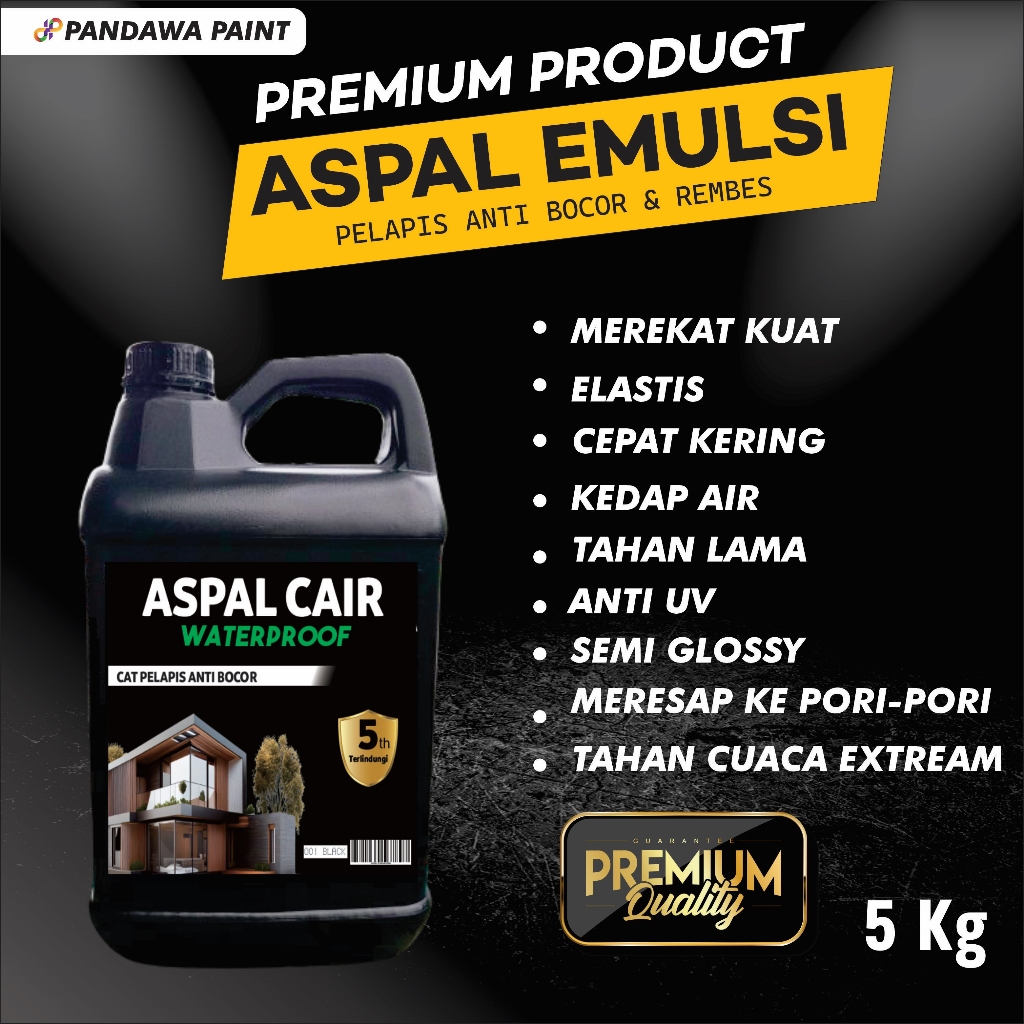 ASPAL CAIR ANTI BOCOR DAN REMBES 5 KG