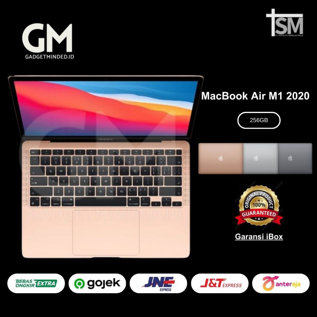 iBox MacBook Air M1 2020 (256GB) Garansi Resmi Indonesia