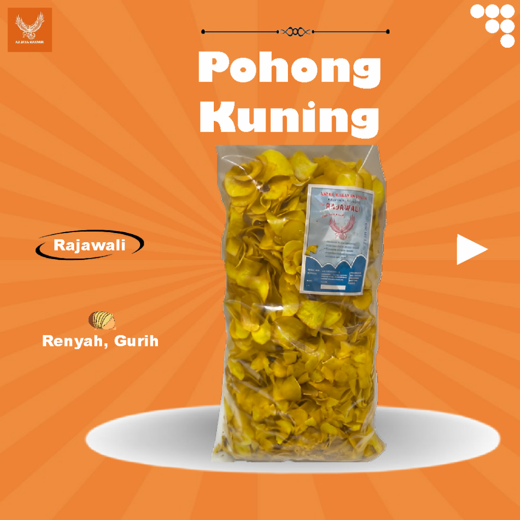 

KERIPIK POHONG PUTIH PADI | KRIPIK POHONG KUNING RAJAWALI | 2.5KG & 2KG