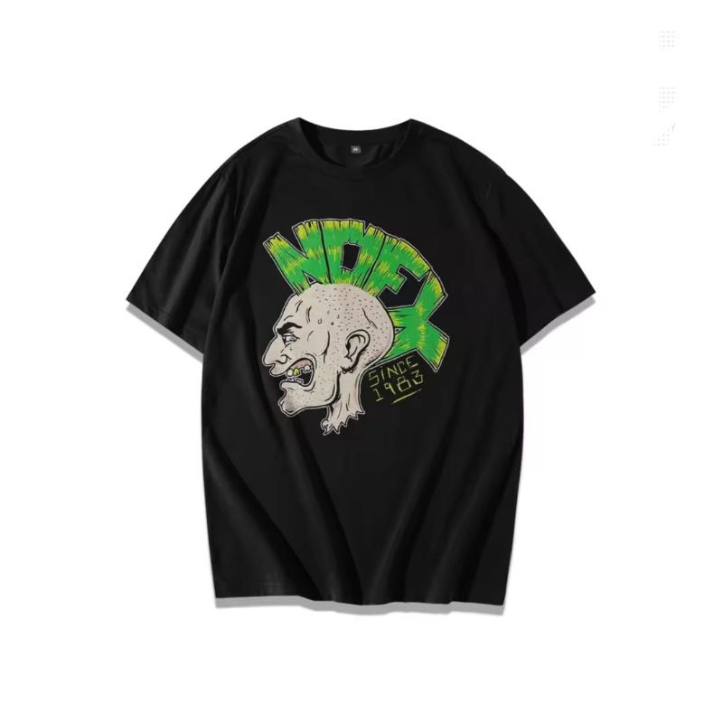 Kaos Band Punk Nofx Tshirt Distro Black Tees Unisex