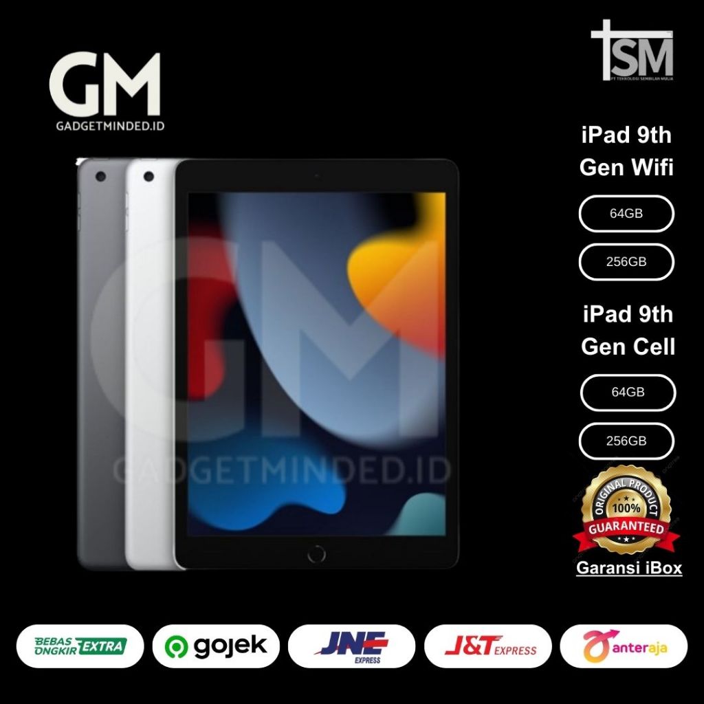iBox iPad 9th Generation (64GB/256GB) Garansi Resmi Indonesia