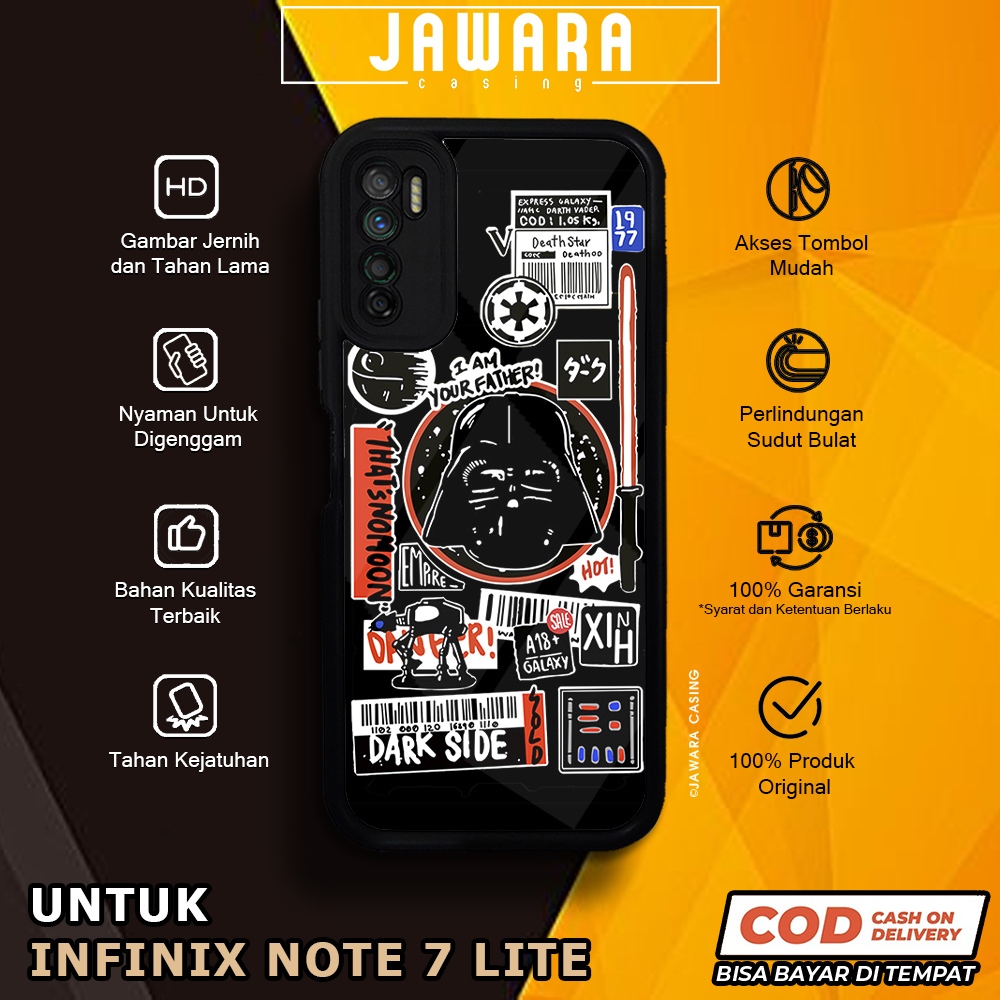 Case Infinix Note 7 Lite Casing Infinix Note 7 Lite [STWR] Premium Glossy Case Hp Infinix Jawara Cas