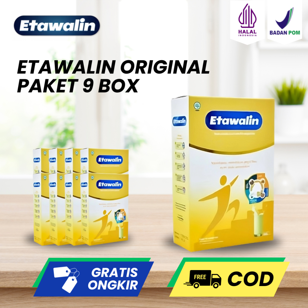 

Susu ETAWALIN - Paket Reseller 9 box Original Gratis Ongkir