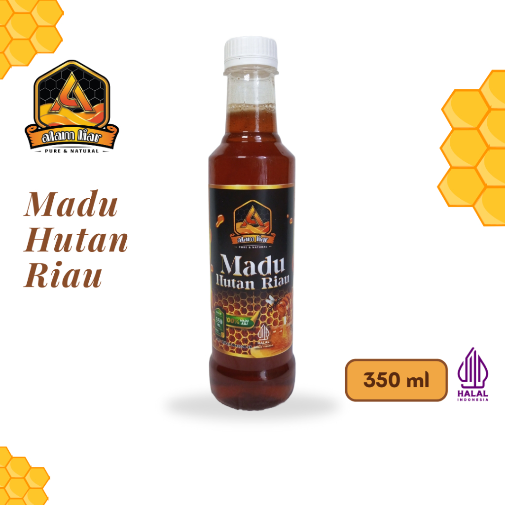 

Madu Hutan Riau Madu Alam Liar 350 ml
