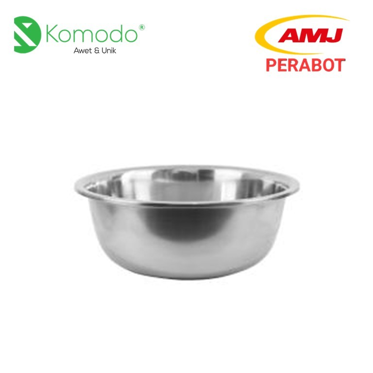KOMODO Baskom Stainless Baskom Tinggi 30 Cm