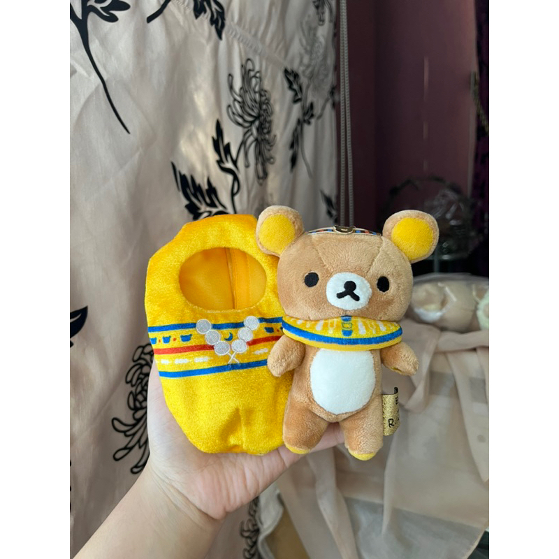 boneka rilakkuma seri egypt (kostum mumi bisa lepas pasang) | rilakkuma egypt | boneka rilakkuma