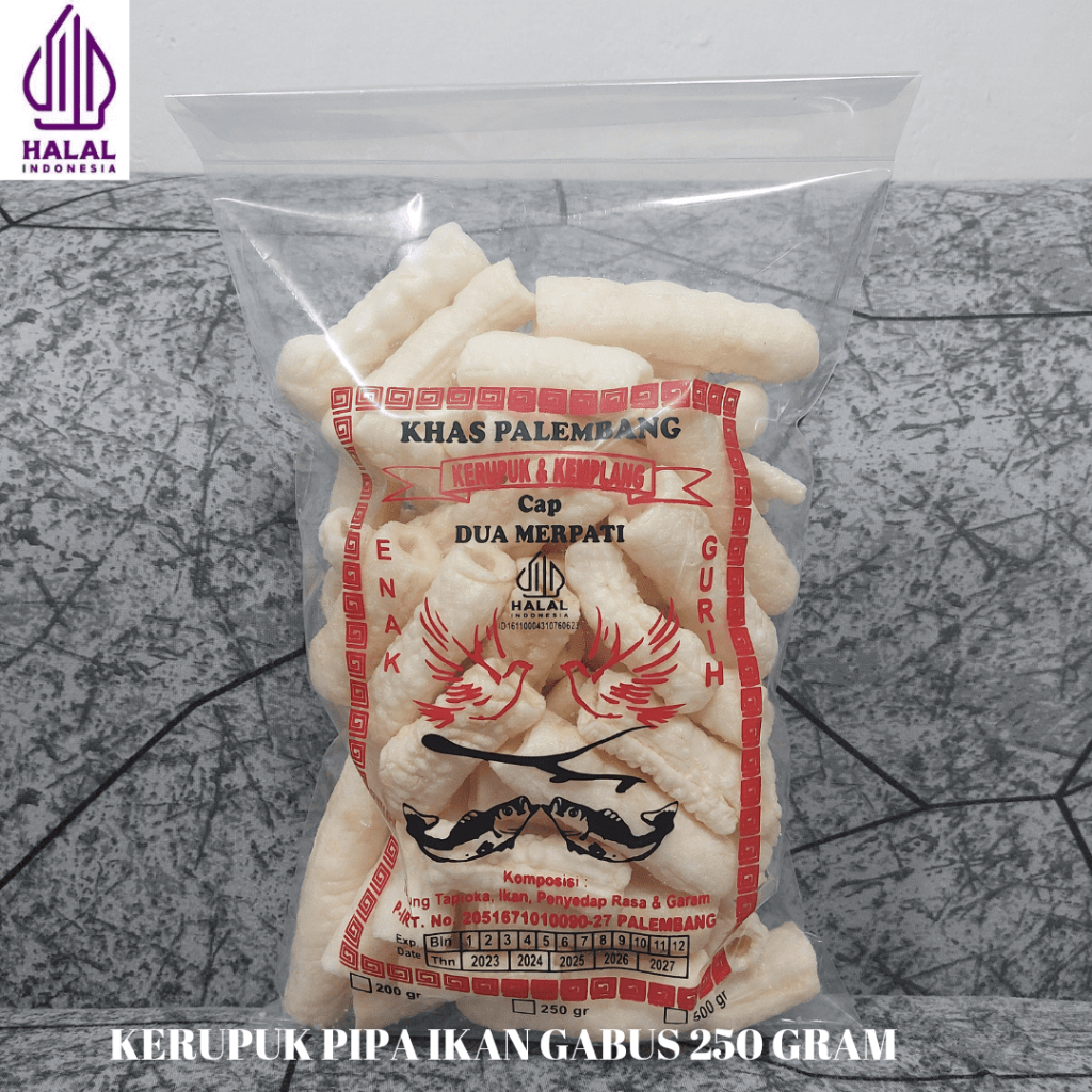 

KEMPLANG PIPA USUS KHAS PALEMBANG ASLI IKAN TENGGIRI 250 GRAM