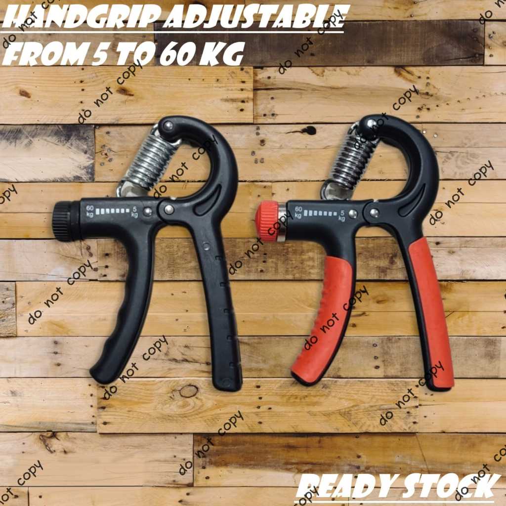 Handgrip Adjustable 5-60 Kg Hand Grip Alat Latihan Otot Lengan Latihan Penguat Otot Tangan Olahraga 