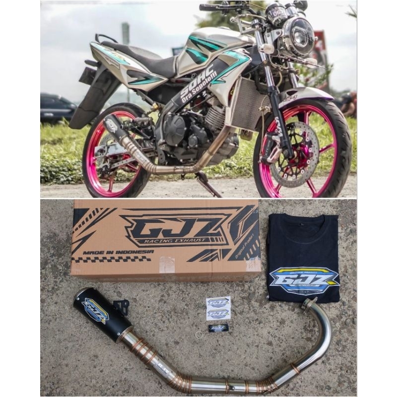 Knalpot Original Gjz Racing Exhaust Vixion Old Vixion New Nvl Nva