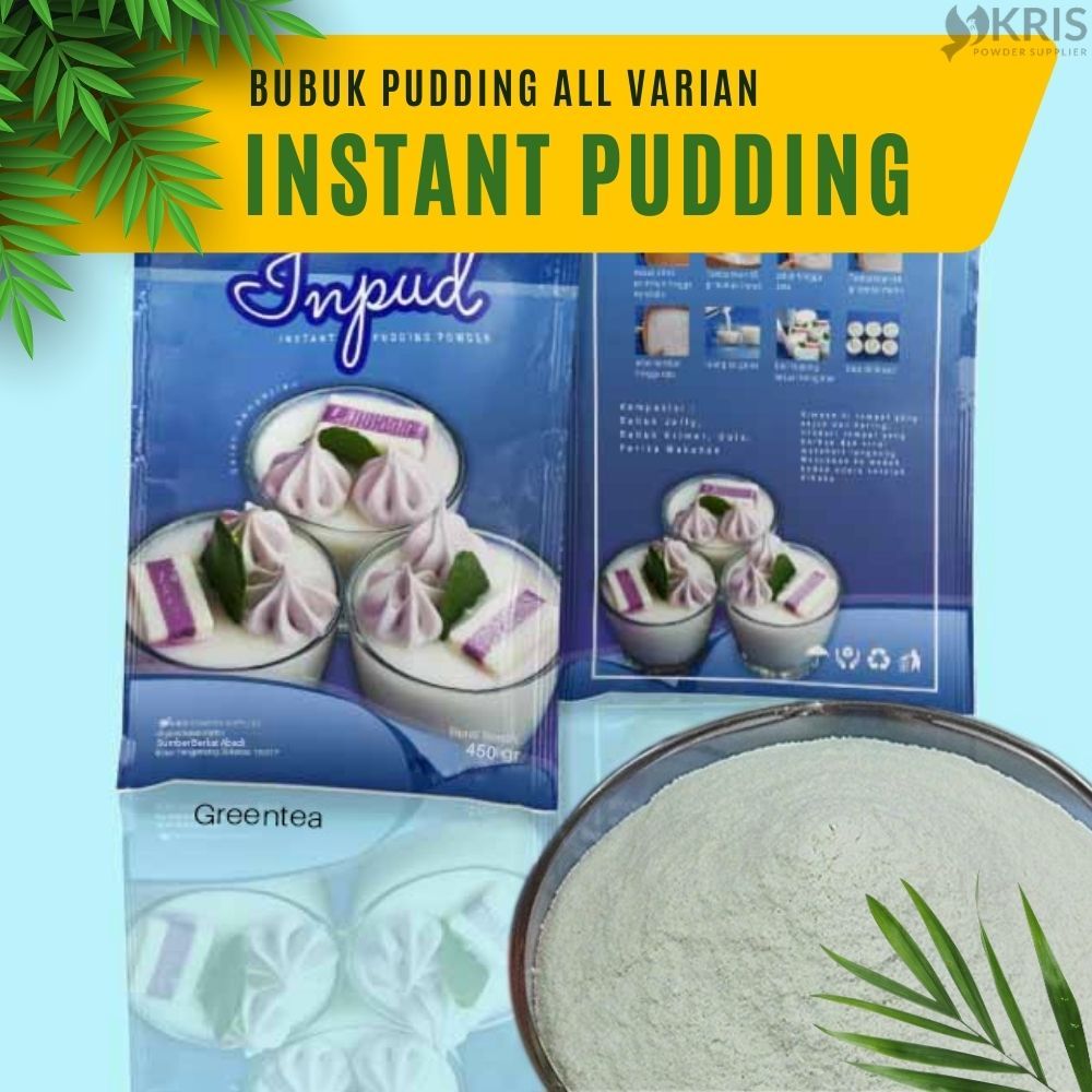 

Bubuk Pudding Greentea, Taro, Redvelvet, Bluevelvet, Thaitea Instant Pudding 450gr