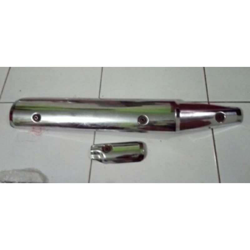 cover tutup knalpot set honda megapro advance megapro primus original