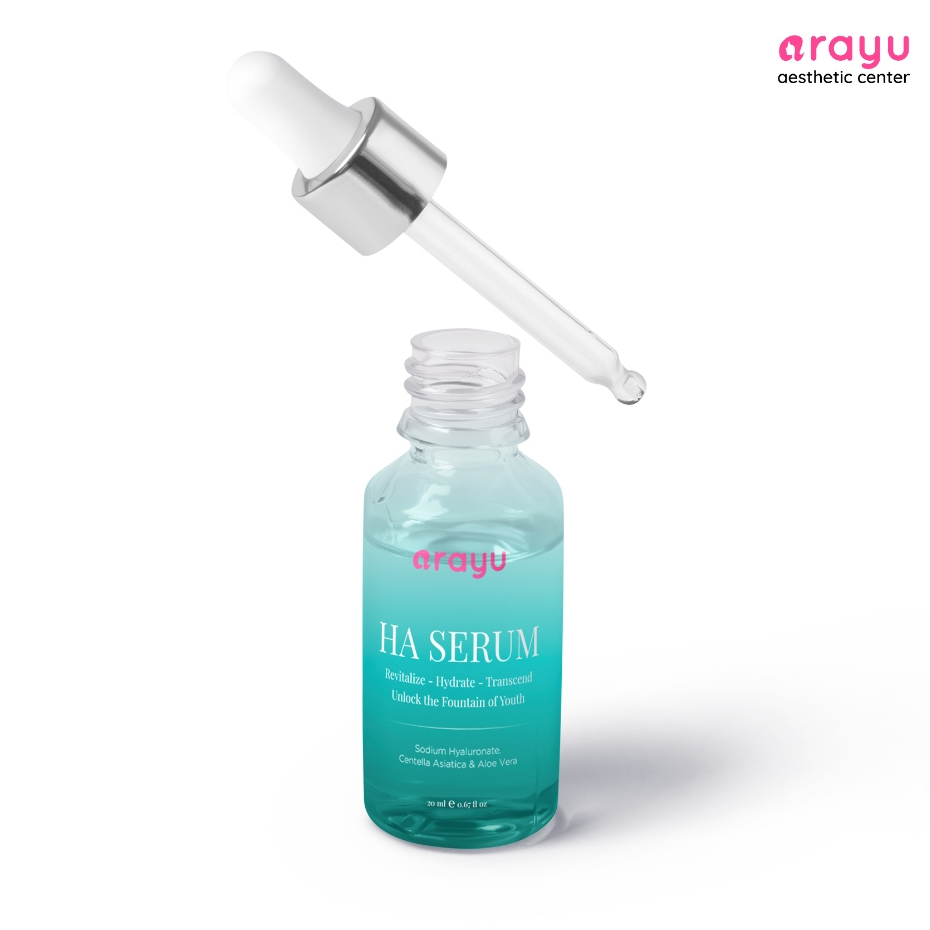 Arayu Ha Serum With Sodium Hyaluronate Centella Asiatica & Aloe Vera 20Ml
