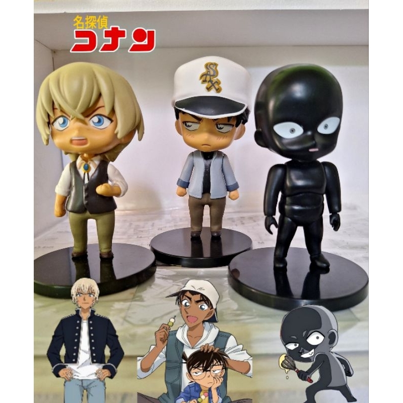 Action Figure Pajangan Detective Conan Heiji Kaito Kid