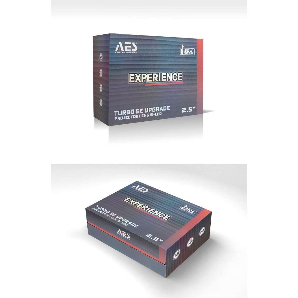 Bilens LED Projector Lens Biled AES Turbo SE 2.5 Inch TBS AES Sepasang