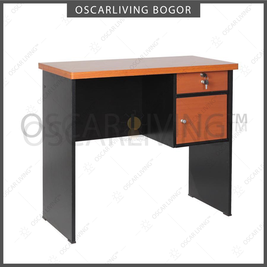 Meja Kios Meja Kasir Office Table Lunar MK 84 Cherry Grab/Gojek