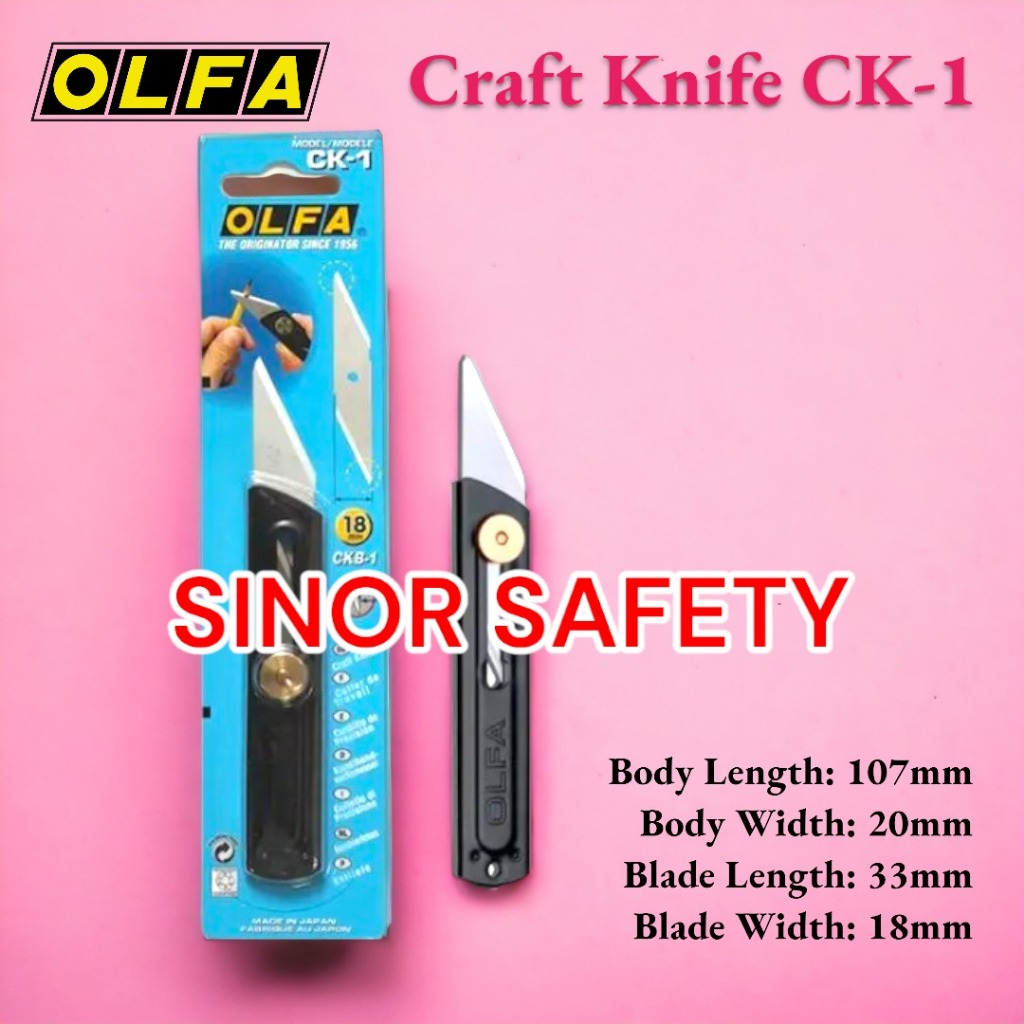 

OLFA Safety Cutter Craft Knife CK-1 Japan
