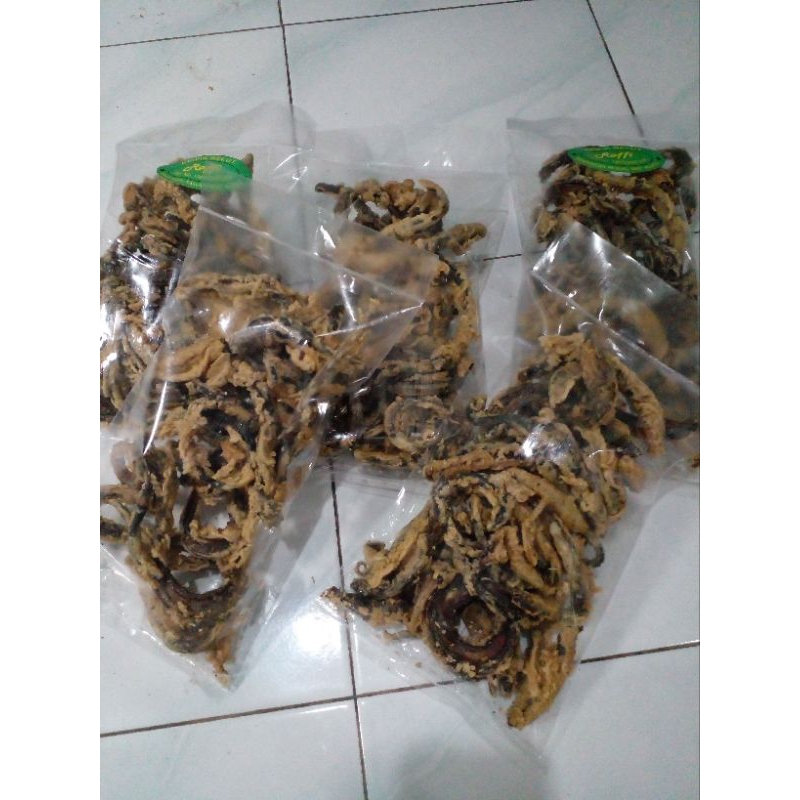 

KRIPIK BELUT CRISPY TEPUNG TEBAL 100GRAM