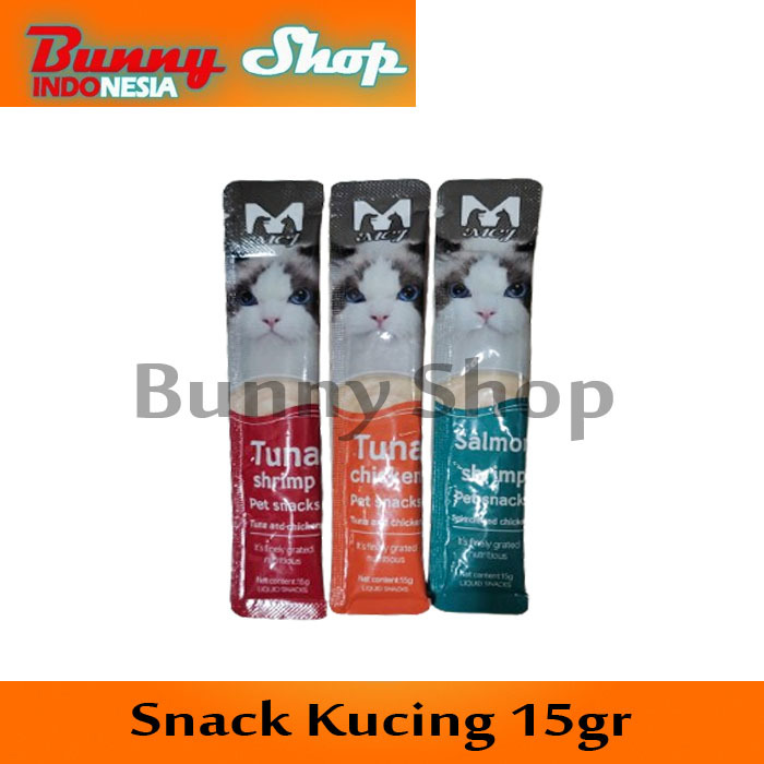 Peien Snack Kucing Creamy Cat Treats Premium Cat Snack Kucing 15gr