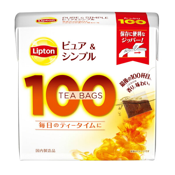 

Lipton Pure & Simple Aroma Taste 100 Tea Bags